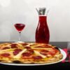 eat, pizza, drink, restaurant, wine, wine glass, carafe, plate, cutlery, knife, fork, glass, red wine, italy, italian cuisine, italian food, food, pizza, pizza, pizza, pizza, pizza